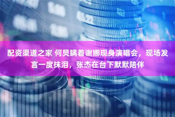 配资渠道之家 何炅瞒着谢娜现身演唱会，现场发言一度抹泪，张杰在台下默默陪伴