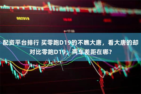 配资平台排行 买零跑D19的不瞧大唐，看大唐的却对比零跑D19，两车差距在哪？